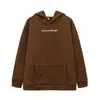 Sudadera de Felpa para Mujer con Estampado de Letras Lisas, Bolsillo Canguro, Cordón y Capucha Estampada, Comercio Exterior Europeo y Americano 2026