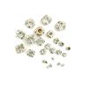 Rhinestones con Tachuelas de Máquina de 4 mm a 10 mm, Accesorios para Ropa con Forma de D, Rhinestones con Garras Tachuelados de Máquina, Botones con Garras Tachuelados de Máquina