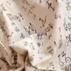 Texto de Caligrafía Estilo Antiguo sobre Tela de Fondo Transparente, Decoración y Arreglo de Escena, Fondo para Foto Hanfu