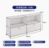 Combinación Modular de Aparadores Vintage, Gabinetes de TV de Acero Inoxidable, Gabinetes de Almacenamiento Estilo Ins Minimalista Moderno, Gabinetes de Almacenamiento para el Hogar