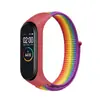 Adecuado para Correa de Reloj Xiaomi Mi Band 10/9/8/7/6/5/4/3, Estilo Bucle de Nylon con Velcro, Pulsera de Repuesto Universal