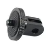 Câmera Esportiva Parafuso 1/4 Acessórios de Montagem GoPro Interface de Conversão Xiaoyi Base Adaptadora de Liga de Alumínio