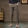 Pantalones Casuales de Primavera y Verano para Hombre 2024 Nuevos Elásticos Ajustados Rectos Deportivos Pantalones de Hombre Delgados de Negocios Sueltos