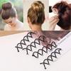 Clip de espiral transfronterizo cabeza redonda horquilla giratoria accesorios para el cabello estudio de peluquería rizador de pelo bolas diy herramienta rizador de pelo