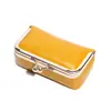 Nuevo Retro Aceite Cera Piel de Vaca Bolsa Dorada Decoración Lipstick Anillo de Diamante Collar Almacenamiento Bolsa de Joyería Mini Billetera