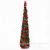 Decoraciones navideñas superventas transfronterizas 1.5m Árbol de Navidad retráctil, árbol de Navidad de boj para el hogar y el centro comercial