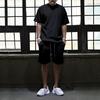 Estación Independiente Verano Europeo y Americano Transfronterizo Camiseta de Hielo Fresca Suelta de Manga Corta para Hombre Pantalones Cortos Traje Deportivo Casual para Hombre