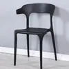 Silla de Comedor de Plástico Engrosado con Reposabrazos, Adecuada para Mesas de Comedor en Casa, Uso Comercial en Restaurantes, Taburete con Respaldo Estilo Nórdico Minimalista Moderno Venta al por Mayor