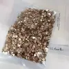 Rhinestones para Uñas Color Champagne de Fondo Plano Paquete Mayorista de 1440 Piezas, Incluyendo Rhinestones para Uñas de Forma Gota de Agua Grande y Pequeña, Cubo, Octágono Largo e Irregular