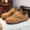 Nuevos zapatos Birkenstock de moda casual para aumentar la altura para todas las estaciones, cómodos, transpirables, de suela suave, superficie suave, zapatos para el día a día para hombres