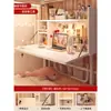 Mesa de Cama Mesa de Computador Suspensa Dormitório Universitário Artefato Dobrável Mesa para Cama Superior Mesa de Estudo para Cama Inferior de Dormitório