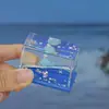 Botella de Deriva de Dibujos Animados Mini Pequeña Rectangular Gota de Aceite Flotante Acrílico Transparente Juguete para Niños Regalo de Cumpleaños