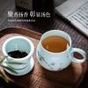 Taza de té pintada a mano de Jingdezhen, taza de filtro de cerámica, taza de oficina con separación de té, taza de té para el hogar, taza de té personalizable