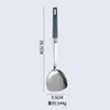 Espátula de acero inoxidable 304 cuchara para sopa espátula casera para cocinar colador cuchara para sopa cuchara espátula engrosada juego de cocina juego de cuatro piezas