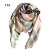 Bufanda de Cachemira Sintética Otoño e Invierno de Comercio Exterior Europeo y Americano del Fabricante, Bufanda Cuadrada Infantil a Cuadros de Colores, Chal, Estilo Europeo y Americano
