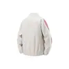 Chaqueta de punto americana de tres rayas en color de contraste con cuello alto para hombre, chaqueta cárdigan, chaqueta deportiva resistente para adolescentes, venta al por mayor transfronteriza