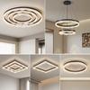 Lâmpada de Sala de Estar Moderna Redonda Atmosférica Rachadura de Gelo Lâmpada de Teto Minimalista Italiana Pacote de Lâmpadas Zhongshan para Casa Toda Lâmpada Combinada