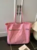 Bolsa de Lona Transfronteriza para Mujer, Bolso de Hombro de Gran Capacidad, Bolso de Lona con Letras de Moda Estilo Coreano, Bolsa Tote para Viaje Diario, Bolsa para Clase de Estudiante