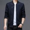 Jaqueta Nova Primavera 2024 Jaqueta de Baseball Casual Masculina Top Outerwear Moderno para Homens Jovens e de Meia-Idade