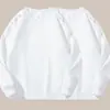 Sudadera de otoño e invierno para hombre, corte holgado, cuello redondo, sin capucha, manga larga, top versátil de moda, chaqueta sin capucha