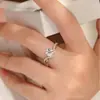 Anel de Coroa para Amor Feminino 2023 Novo Nicho Atacado Joias Simples Alto Padrão Anel Aberto