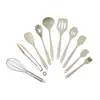 Utensílios de cozinha de silicone tudo incluído transfronteiriços 10 peças suprimentos de cozinha espátula de cozinha integrada conjunto de utensílios de cozinha de silicone atacado