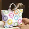 2026 Nuevo Sitio Independiente Transfronterizo Temu Bolso de Mano Impermeable PVC+Lona Portátil de Viaje Bolso de Hombro Bolso Tote