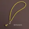 Collar de Perlas Multifuncional de Alta Gama con Colgante de Perla Blanca Australiana del Mar del Sur Dorado, Cadena de Cuello de Moda Elegante y Exquisita para Madres