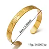 Pulsera Irregular de Acero de Titanio de Banda Ancha Única de Gama Alta, Estilo Palacio Exagerado de Nicho, Brazalete Elegante, Sencillo y de Moda para Mujer