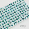 Diamante de Cristal Dongzhou de 5 mm Corazón de Durazno K9 Fondo Puntiagudo Vidrio Rosa Claro Azul DIY Accesorios Mini Taladro para Uñas