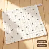 Toalla de bebé de seersucker de alta densidad algodón seis capas de gasa toalla para niños toalla cuadrada suave absorbente empaque individual