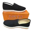 Zapatos de Tela del Viejo Pekín para Hombre, Zapatos Cómodos Slip-On para el Trabajo y el Ocio con Suelas de Goma Suave