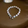 Nuevo Pulsera Estilo Chino para Mujer, Pulsera Étnica de Perlas, Tendencia Nacional Retro Joyería de Amistad Fábrica Mayorista Jade