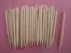 Suministro de Palillos de Madera de Naranja para Aplicar Logos, Palillos de Madera Desechables para Decoración de Teléfonos, Uñas y Empujadores de Cutícula