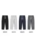 Pantalones Casuales Plisados de Rinoceronte Pantalones de Tela Pesada 420G Viajes Urbanos Suaves Color Sólido Deportivos Unisex Pantalones de Chándal Transfronterizos
