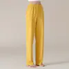 Pantalones Casuales Sueltos de Algodón Puro Color Sólido para el Hogar para Mujer Ropa de Exterior Primavera y Verano talla extra Pantalones Rectos para Mujer Pantalones de Pijama Cómodos y Transpirables