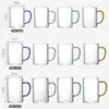 Copo de Leite de Vidro Copo Reto para Suco de Frutas Vento Copo de Água Doméstico Copo de Café da Manhã Valor de Cor Vidro Grande Capacidade com Alça