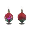 Botella de Decantación para Perfume y Aceites Esenciales de Artesanía en Esmalte de Flamenco Dorado Vintage Exquisito de 30 ml con Impresión, Directamente del Fabricante