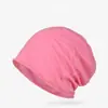 Chapéu de Frio Estilo Coreano para Homens, Adequado para Todas as Estações, Touca Térmica à Prova de Vento Pós-Parto, Chapéu de Maternidade para Mulheres, Gorro Soltinho 100% Algodão, Chapéu de Tricô
