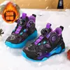 Zapatillas de Baloncesto para Niños Astro Boy 2026 Otoño/Invierno Nuevo Estilo Doble Superficie de Cuero de Algodón Zapatos Deportivos Impermeables para Niños Medianos y Grandes Zapatillas de Correr