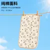 Toalla de mano de crepé de algodón puro, toalla facial, toalla suave y absorbente Clase A para bebés y niños, para colgar y portátil