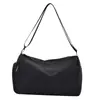 Bolsa Transversal de Grande Capacidade Logo Casual Simples Passeio Bolsa Almofada Trabalho Deslocamento Fashionável Tendência Versátil