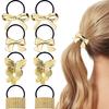 Presilhas de Cabelo Estilo Europeu e Americano, Argolas de Cabelo Minimalistas e Cool de Liga, Elásticos de Cabelo para Mulheres, Novos Acessórios de Cabelo de Alta Qualidade, Faixas de Cabelo em Estoque