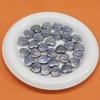 Plata Antigua Gris Perforada Luna Fría Galvanizada Agujero Recto Cuentas Sueltas Cuentas Checas DIY Cadena para Teléfono