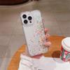 Lujo estrellas de amor arena movediza para funda de teléfono móvil iPhone15promax Apple 14pro cuerda portátil 13/12