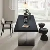 Mesa de té de madera maciza negra para recepción de oficina, mesa de té grande de lujo de alta gama para sala de estar, uso doméstico, mesa de té de acrílico