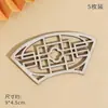 Nuevas Decoraciones para Pasteles de Estilo Chino y Antiguo, Inserts de Pantalla de Madera, Accesorios de Repostería de Moda, Decoraciones Nacionales de Tendencia para Pasteles y Postres