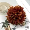 Estilo Ins Crisantemo de Ping Pong Cepillado Flores Artificiales Flor de Pasador DIY Materiales Accesorios Arreglo de Pared de Flores para Bodas Accesorios para Fotografía