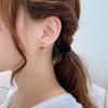 Aretes Pequeños Lindos Estilo Ins Dibujo Animado Coreano Animal Ternero Rojo Año Nuevo Elegantes