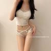 Calcinhas de Renda de Cetim e Desejo Puro para Meninas Calcinhas Femininas de Malha Respirável Cintura Baixa Algodão Puro Virilha Sexy Divertidas